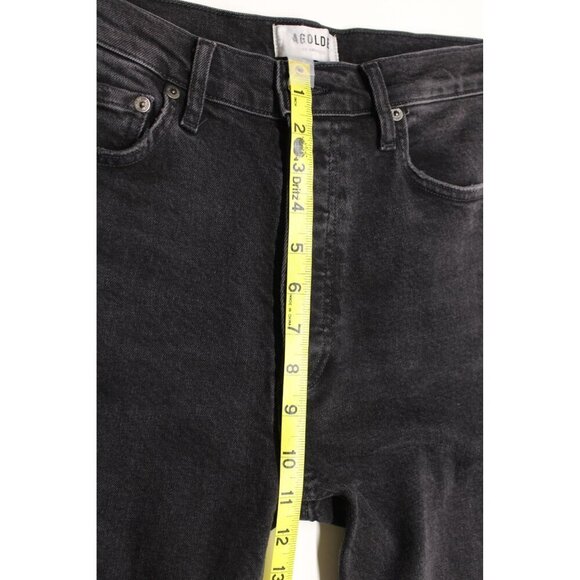 Agolde Women's Nico High Rise Slim Jeans Black Sz 28 - Picture 7 of 13